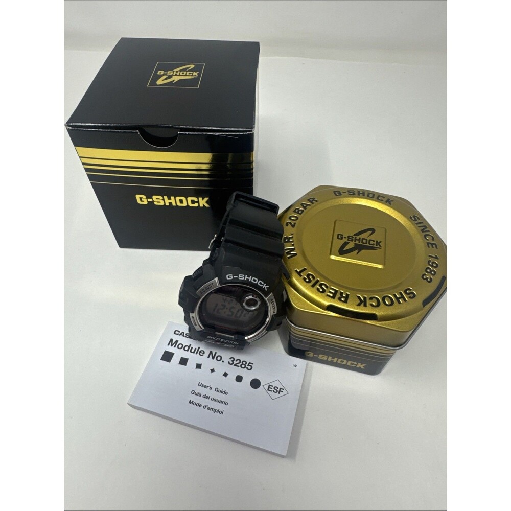 CASIO G-SHOCK 3285 Wristwatch G8900S Black w/ silver details NEW IN BOX papers